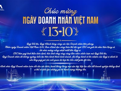 CRC CHÚC MỪNG NGÀY DOANH NHÂN VIỆT NAM 13/10: TÔN VINH BẢN LĨNH & GIÁ TRỊ BỀN VỮNG